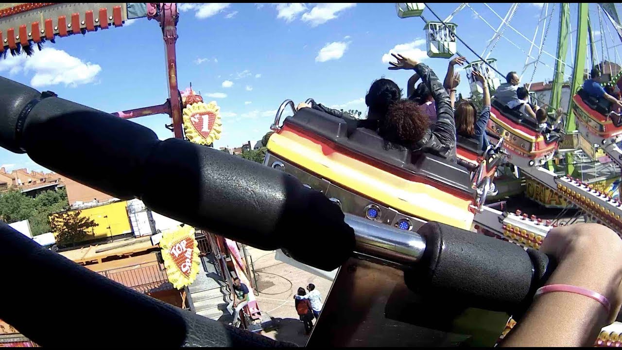 Super Canguro,  ATRACCIÓN MÁS DOLOROSA Q E PROBADO:vONRIDE(Atracción d la Feria d San Isidro 2018)HD