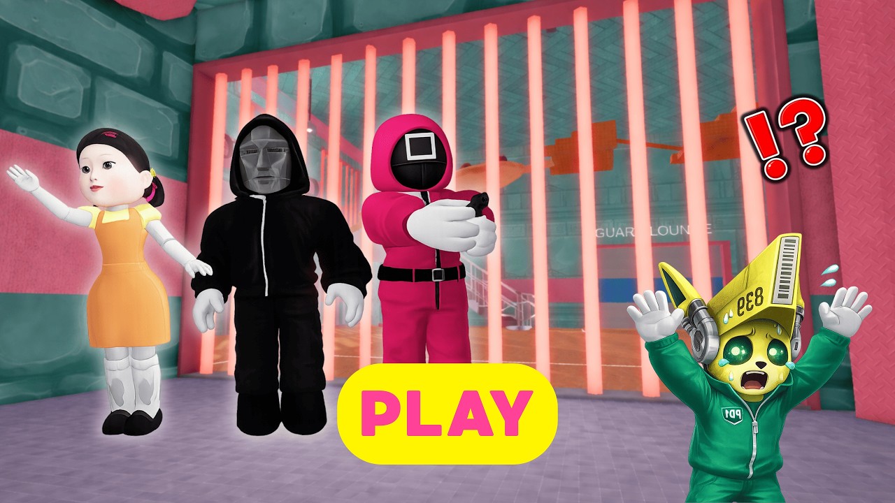 ESCAPING Squid Game Family Prison! 🚨 Roblox Obby