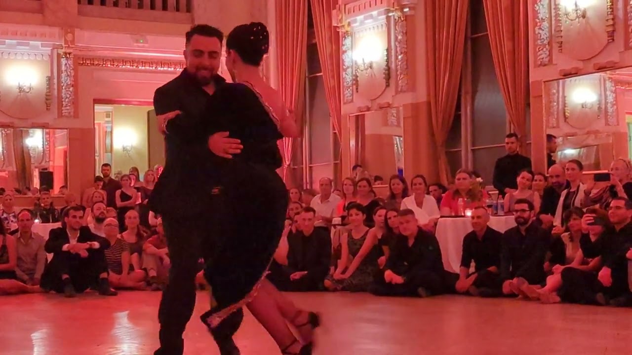Clarisa & Jonathan dancing vals at Bratislava Tango Festival 2024 4/5