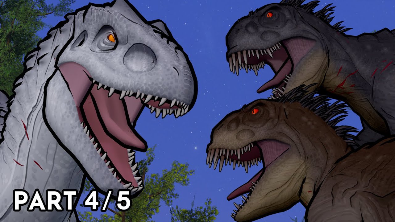 Scorpios Rex vs Indominus Rex | Animation  (Part 4/5)