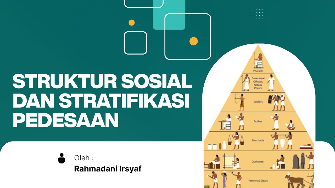 Struktur Sosial Dan Stratifikasi Pedesaan || Sosiologi Pertanian & Pedesaan