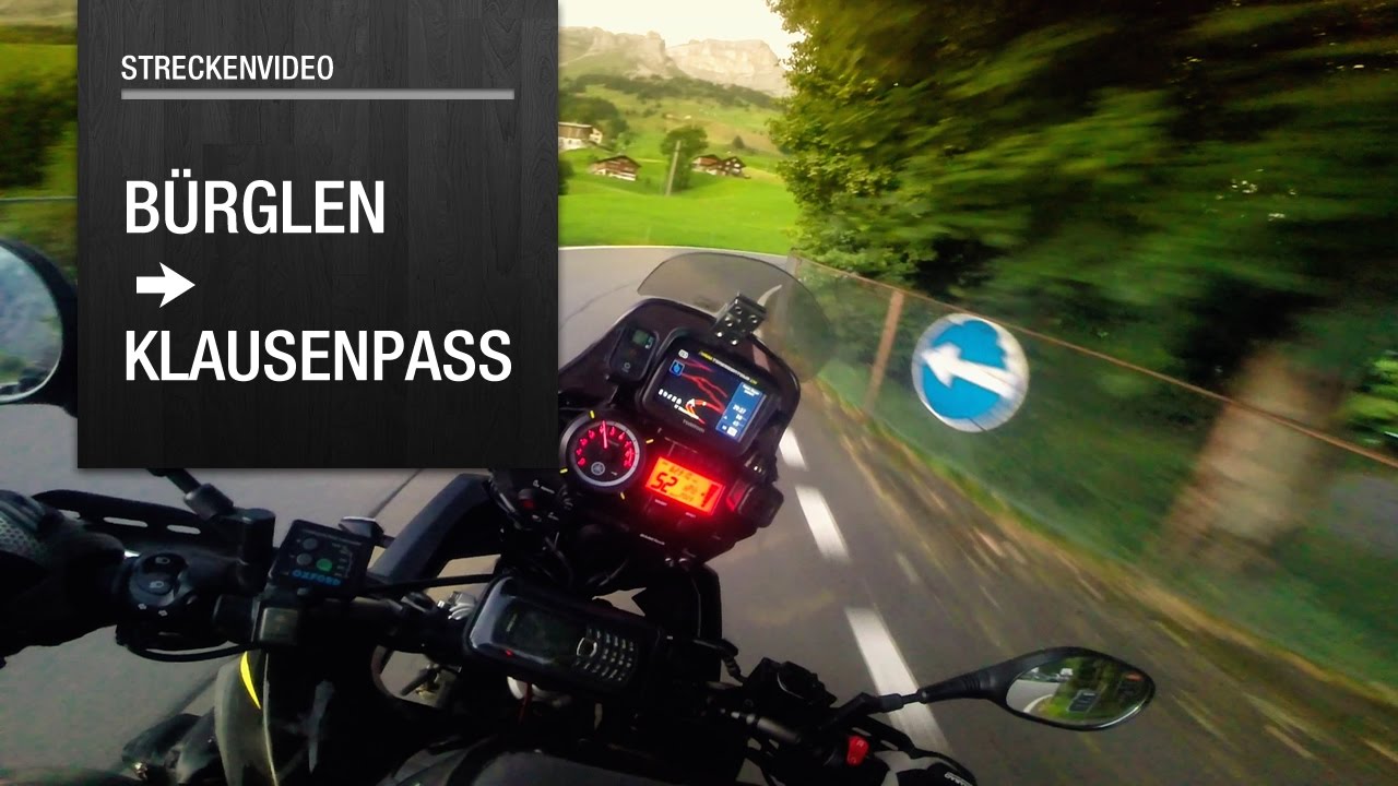 Bürglen ➔ Klausenpass (uncut) │ Streckenvideo │ Yamaha XT660Z Ténéré  │ Ténéré on Tour