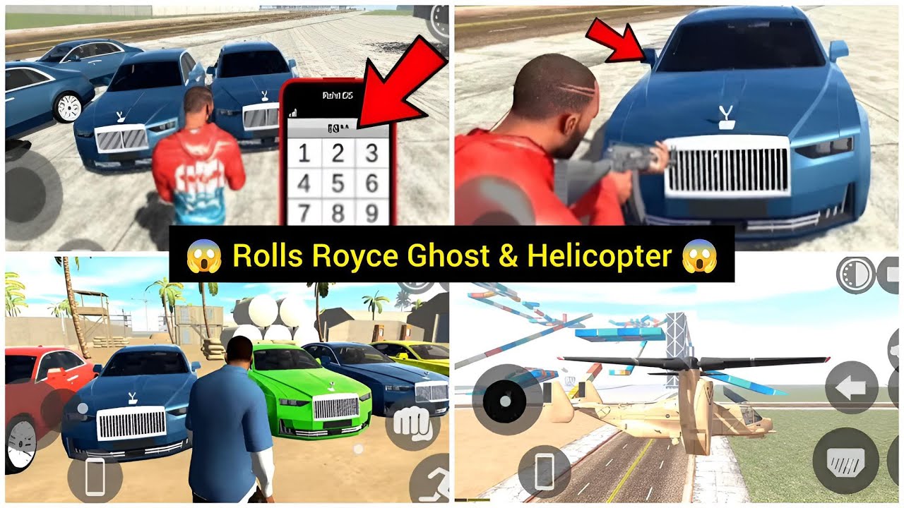 New GTA5 Franklin character cheat code | rolls royace cheat code | indian bike driving 3d new update