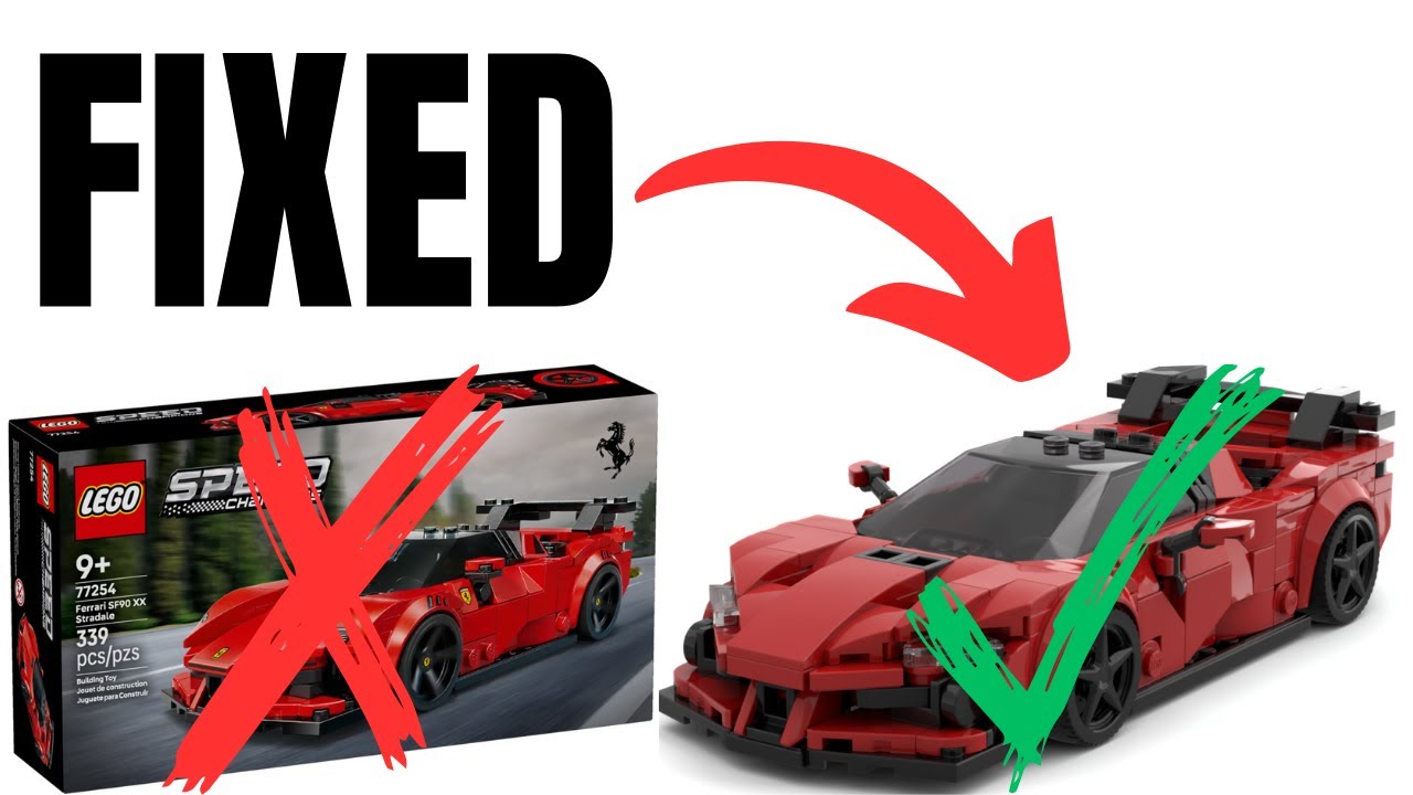 I FIXED LEGO's Ferrari SF90... (FREE tutorial!)