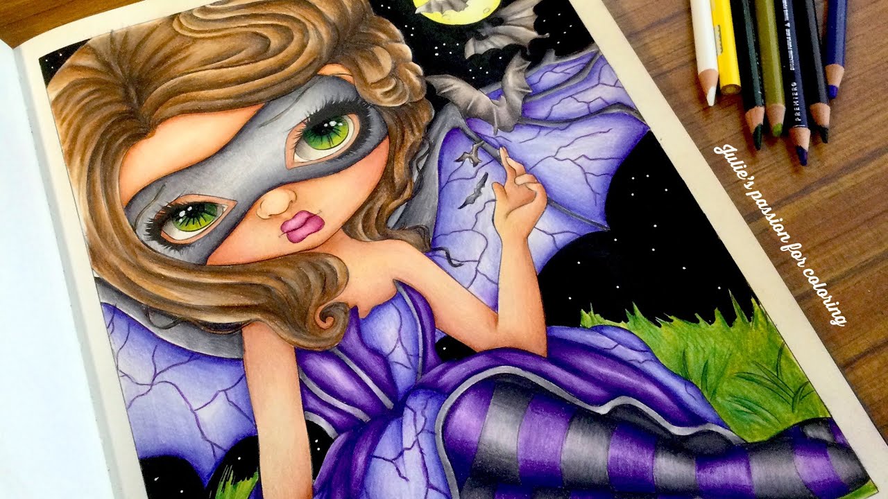 JASMINE BECKET-GRIFFITH coloring book - prismacolor pencils