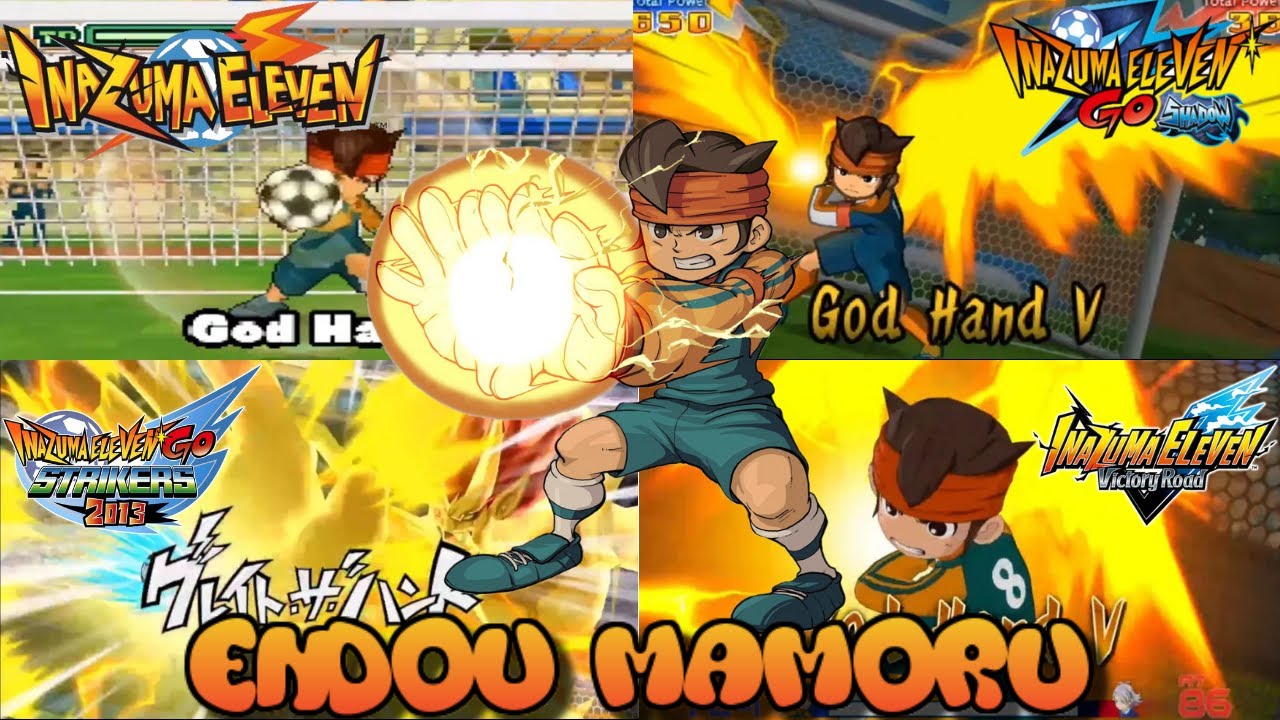 Endou Mamoru| All Hissatsu Techniques Evolution| Inazuma Eleven Games 