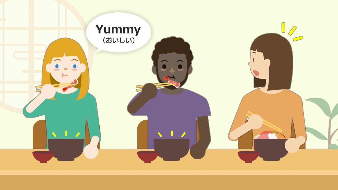 異文化交流をしてみよう！　エピソード２食事場面