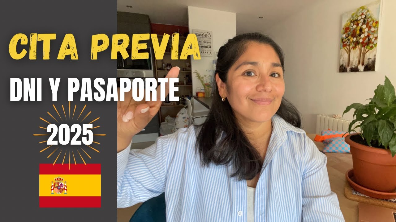 CITA DNI Y PASAPORTE por primera vez 🇪🇦2025| Paso a paso💻