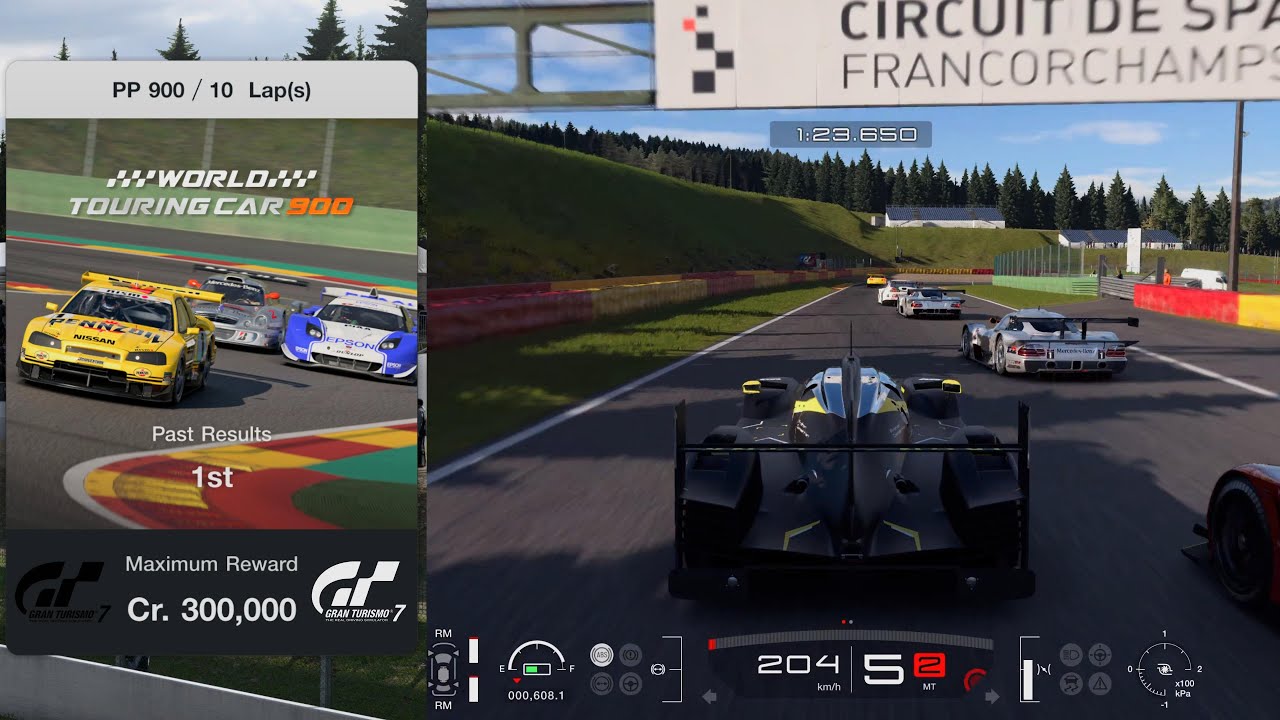 Gran Turismo 7 | WTC 900 Circuit de Spa-Francorchamps 10 Laps Difficult Hard - 919 [4K PS5Pro]
