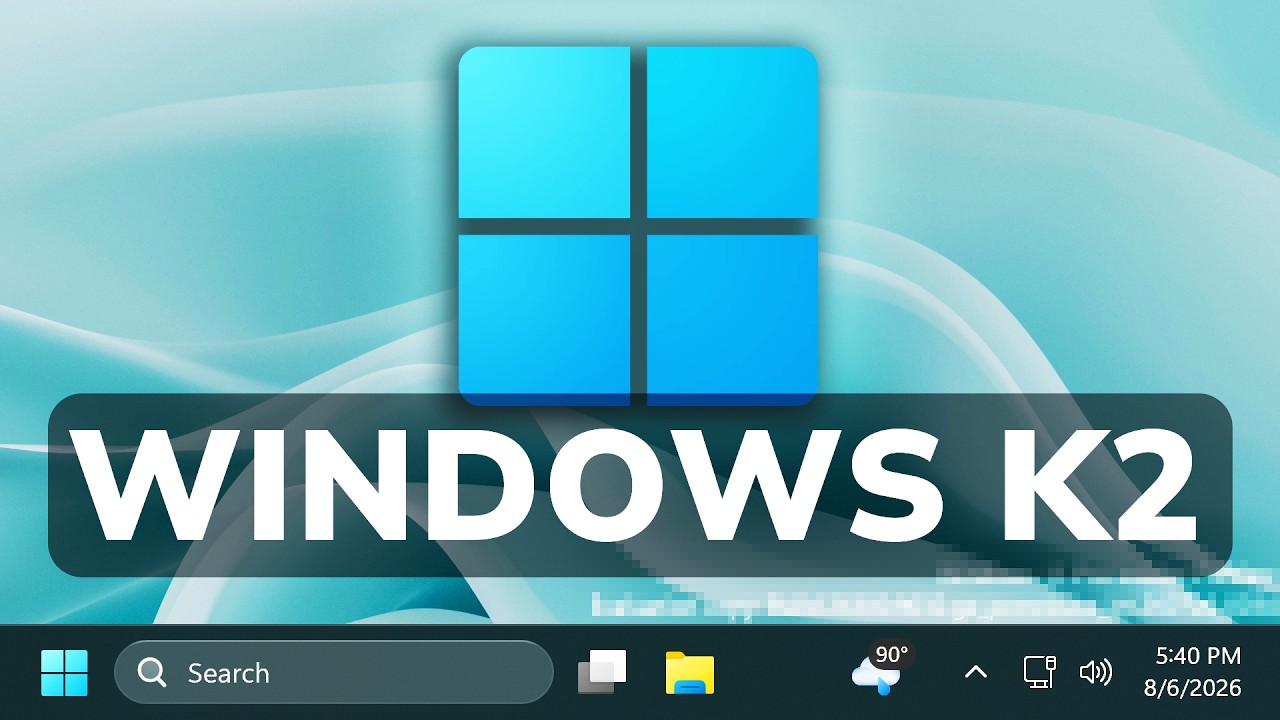 Крупные нововведения в Windows K2 в 2026 году: новая производительность, диалоги свойств файлов и...