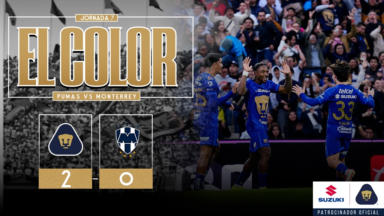 Color Suzuki | Pumas vs Monterrey | Jornada 7 | Clausura 2026