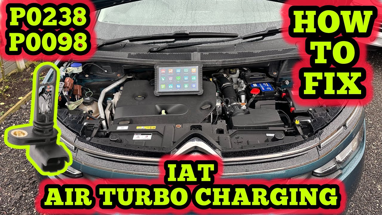 Peugeot / Citroen P0238 P0098 Сигнал турбонаддува - Датчик температуры впускного воздуха - Как эт...