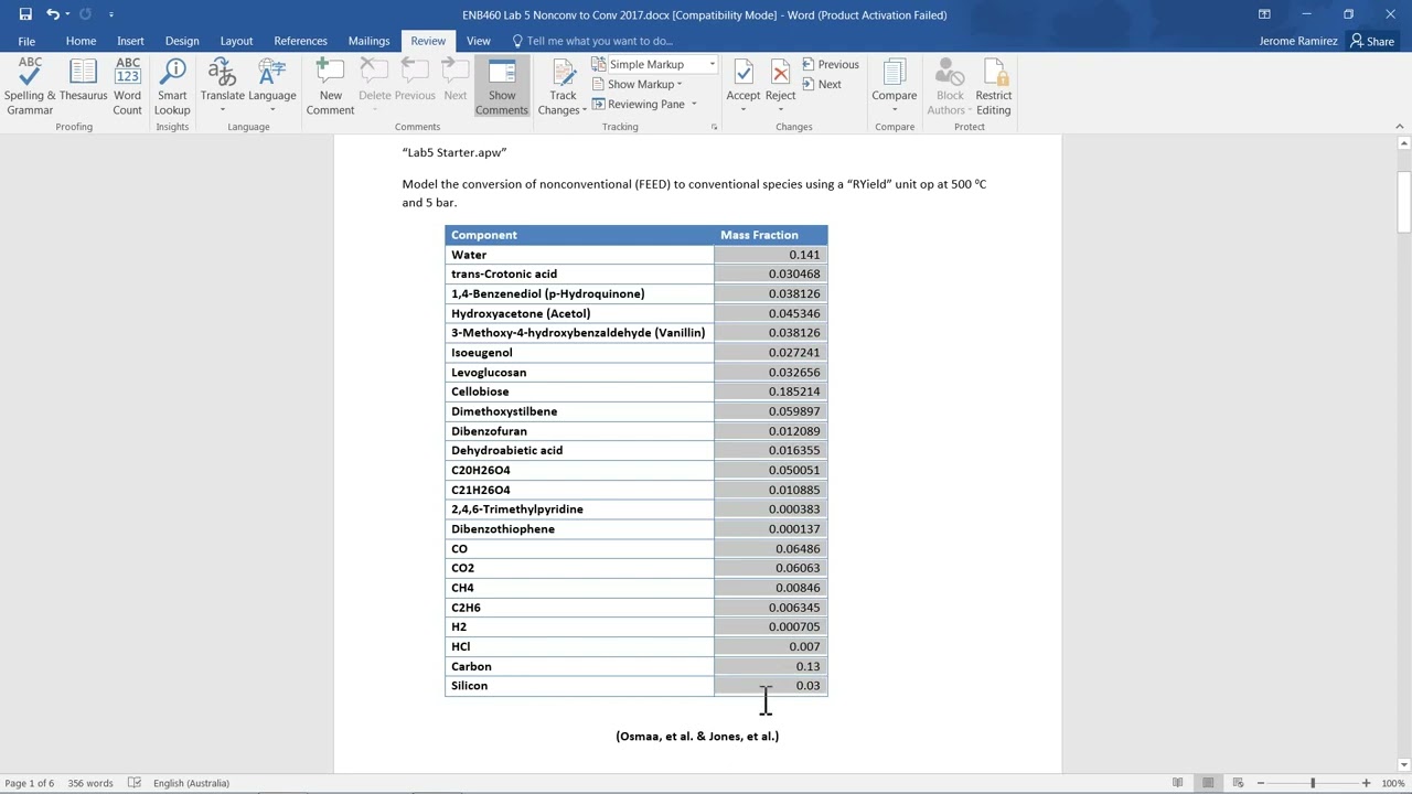 Aspen Plus Tutorial 7 - Biomass Pyrolysis