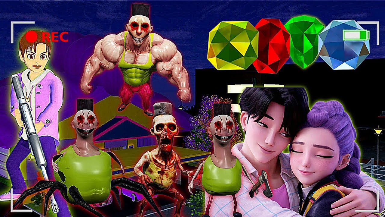 KAGET! Pasukan Hamood Habibi menyerang Rumi HUNTRIX K-pop Demon! #sakuraschoolsimulator 