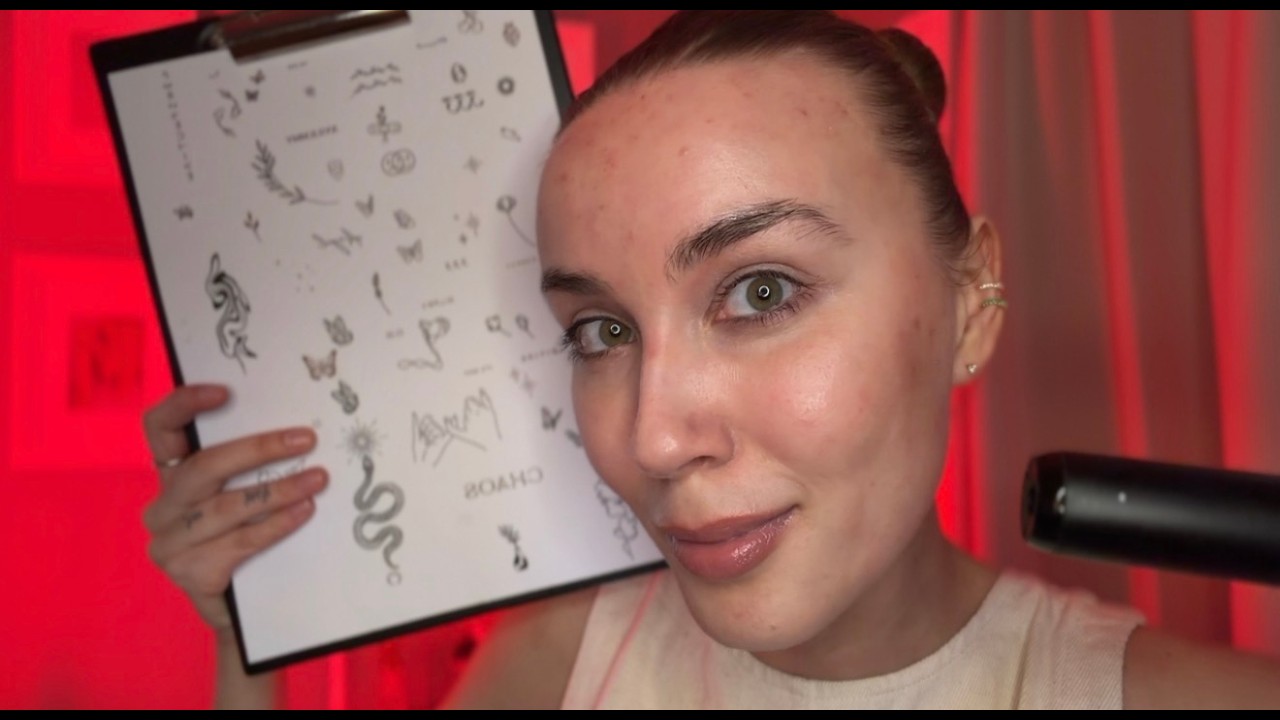 Calming ASMR Tattoo Artist Gives You Tattoo 🐦‍🔥 Soft Spoken Holistic RP Inspired by @ThisisMariya