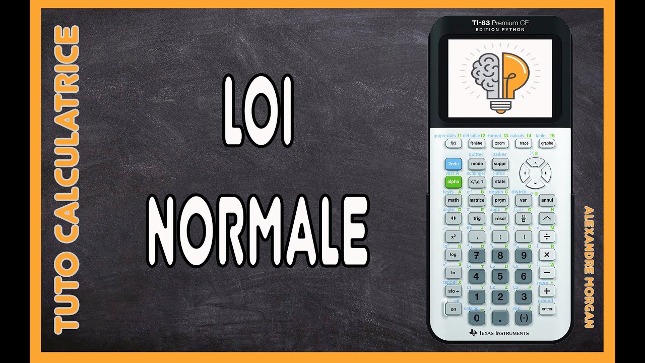 Calculatrice TI Loi normale