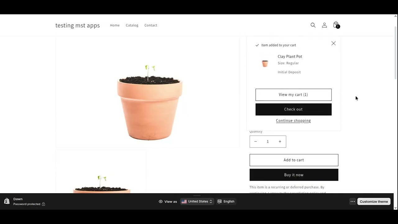 FA: Split Partial Deposit Pay- Demo on Opera Browser