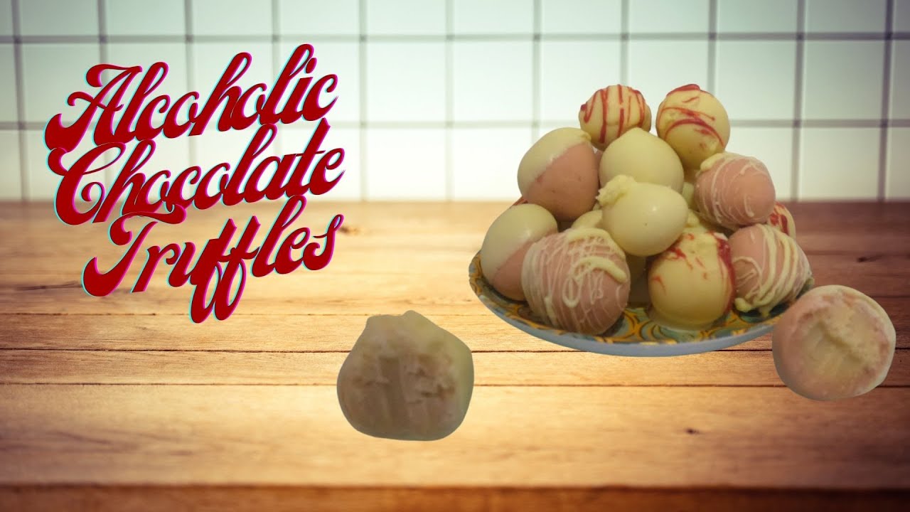 Easy alcoholic chocolate truffles for beginners.  Ft. Salted Caramel Bailey's and Tequila Rose 😍