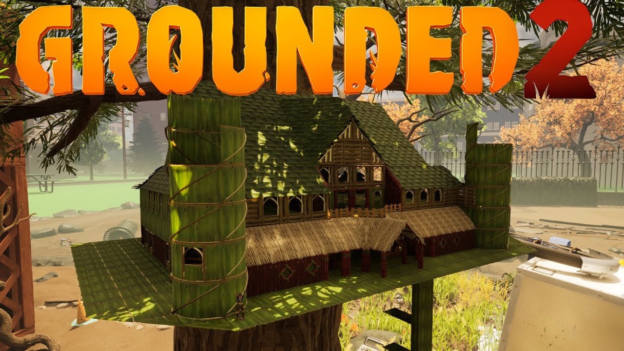 My Crazy Treehouse Base is Looking Great! - Grounded 2