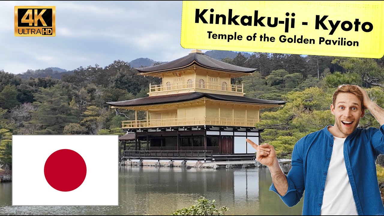 Kinkaku-ji *Golden Pavilion* KYOTO  Temple / Walking Tour / ASMR 4K
