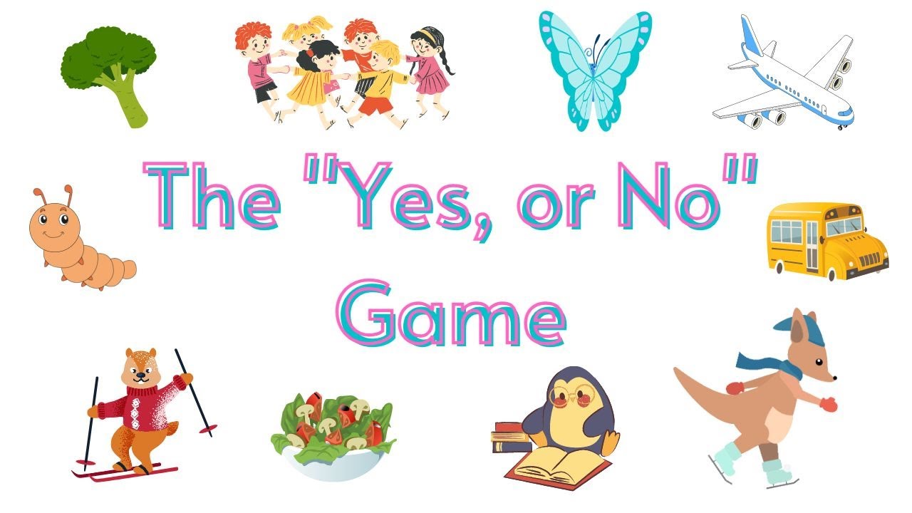The "Yes, or No" Game🦋 English Vocabulary Learning Game For Kids