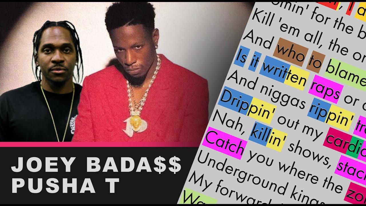 Joey Bada$$ & Pusha T on No Explanation - Lyrics, Rhymes Highlighted (166)