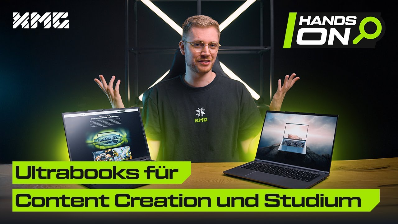 XMG EVO (2025) | Ultrabooks f&uuml;r Arbeit, Content Creation und Studium | Hands-On [EN Subtitles]