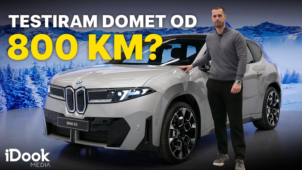 Vozim novi BMW iX3 - domet PREKO 800km!