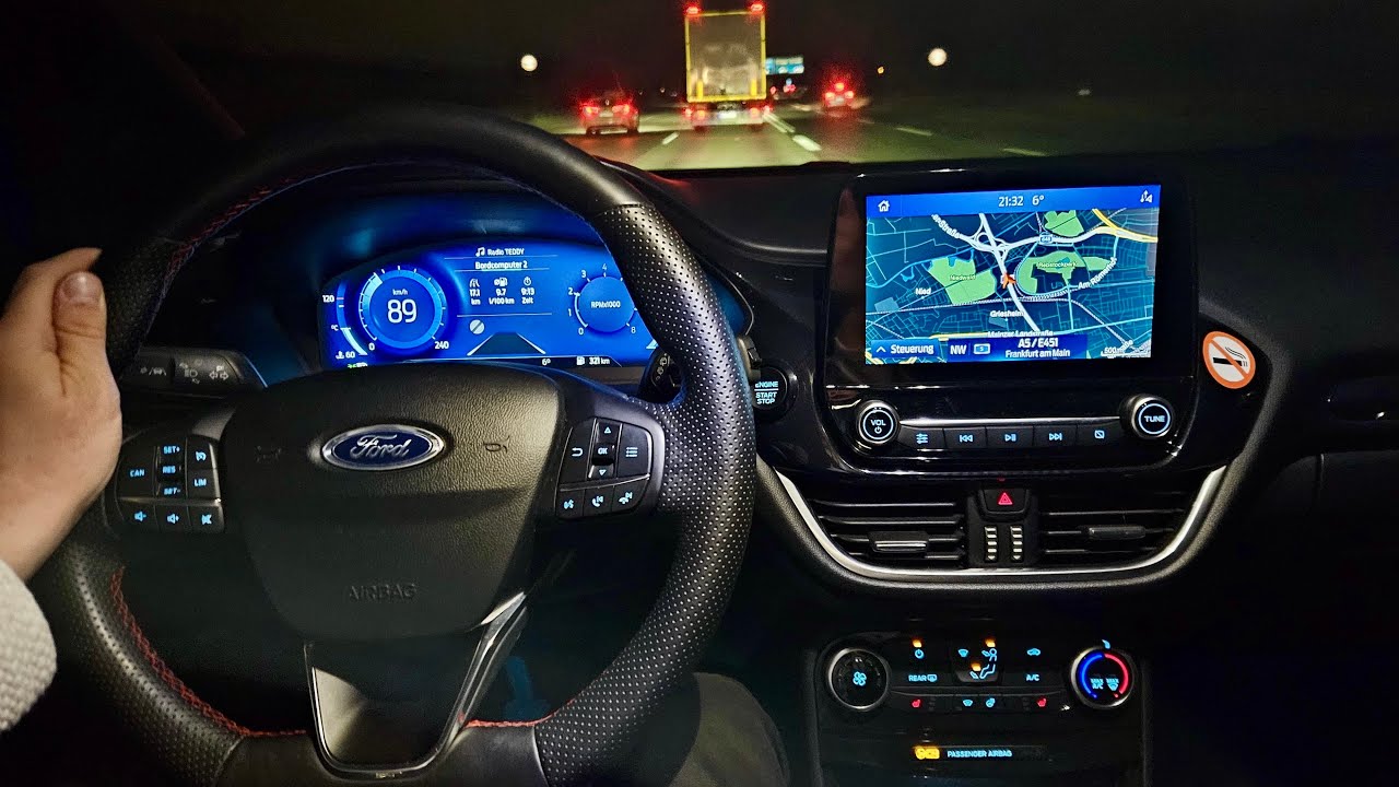 2023 Ford Puma 1.0 EcoBoost Hybrid 125PS NIGHT POV DRIVE 🌙 | TOP SPEED RUN!