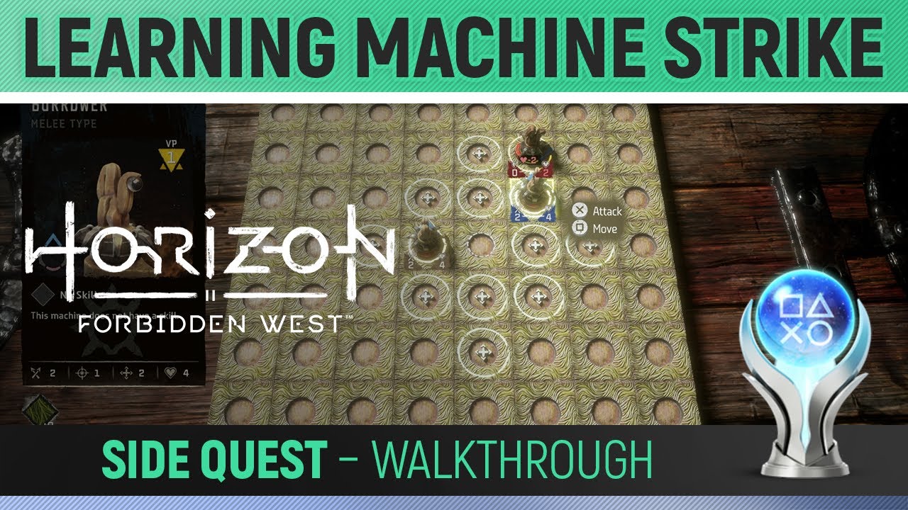 Horizon Forbidden West - Side Quest:  Learning Machine Strike 🏆 Walkthrough Guide