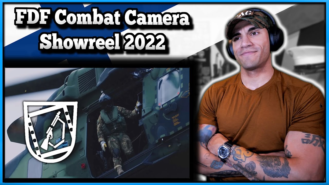Marine reacts to the Finnish Combat Camera Showreel 2022