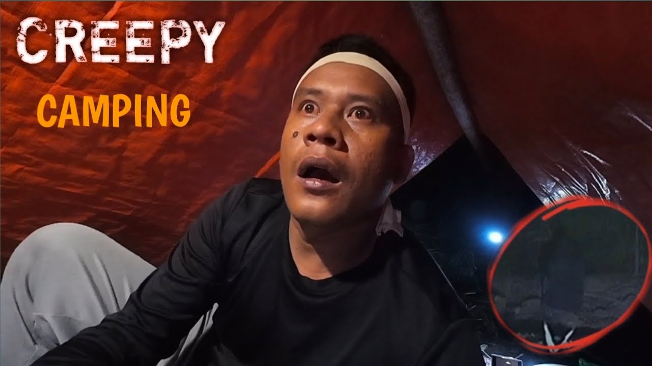 🔴 engkanto ang nagpakita sakin dito| it rained heavily at my camping and then there was a fairy tale