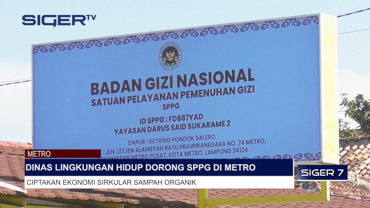 DINAS LINGKUNGAN HIDUP DORONG SPPG DI METRO  CIPTAKAN EKONOMI SIRKULAR SAMPAH ORGANIK