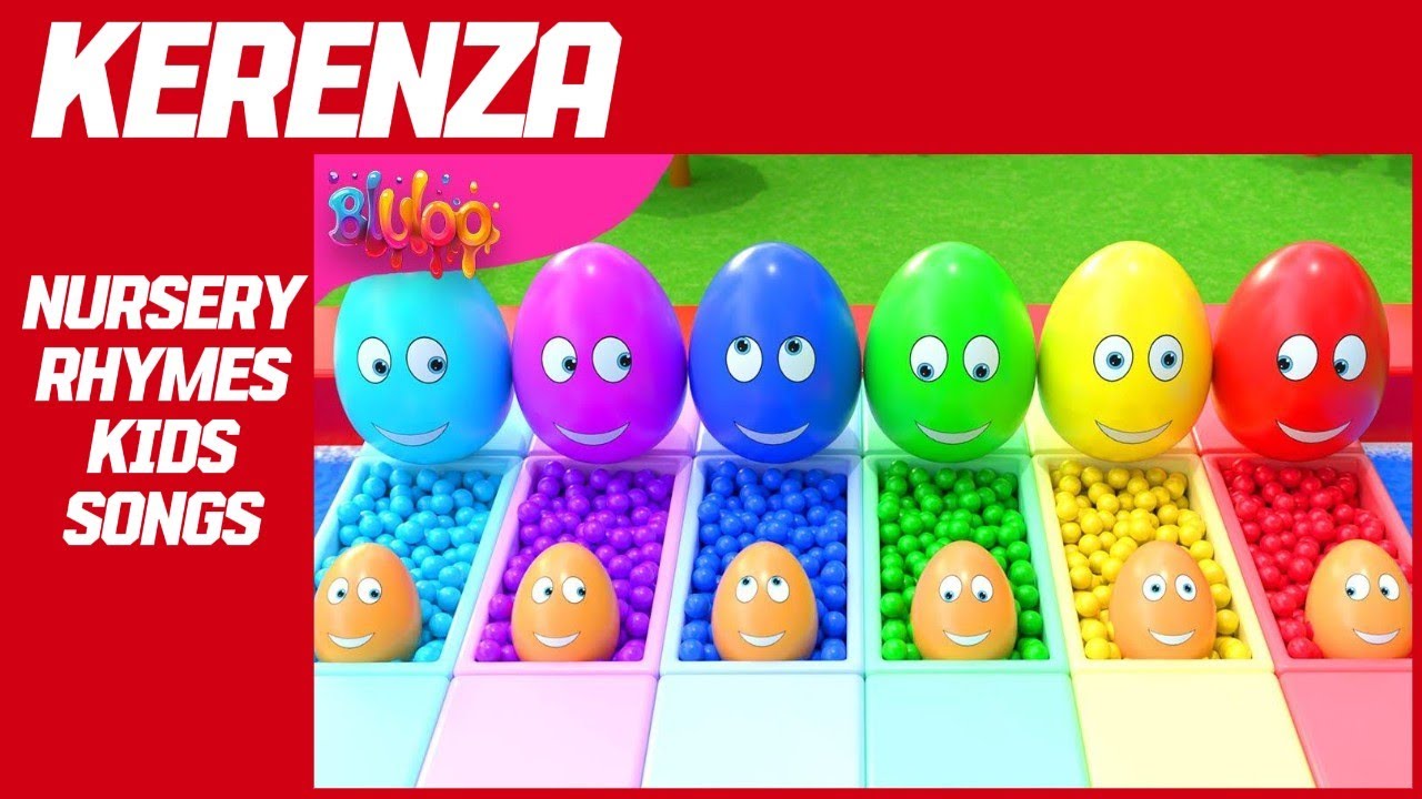 Counting 1 to 10 | Learning Count Surprise Eggs | Kerenza Nursery Rhymes & Kids Songs Collection