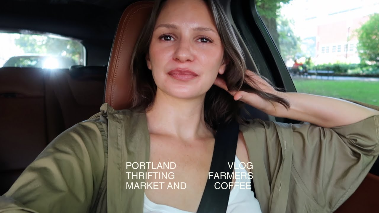 Portland Vlog | Thrifting and Farmers Market