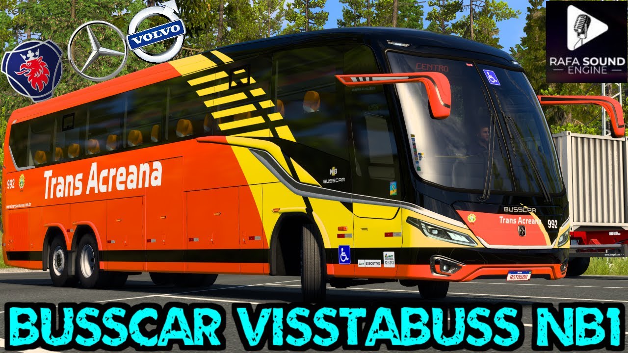 LANÇAMENTO 🚌 BUSSCAR VISSTABUSS NB1 3.65 / ROTAS BRASIL