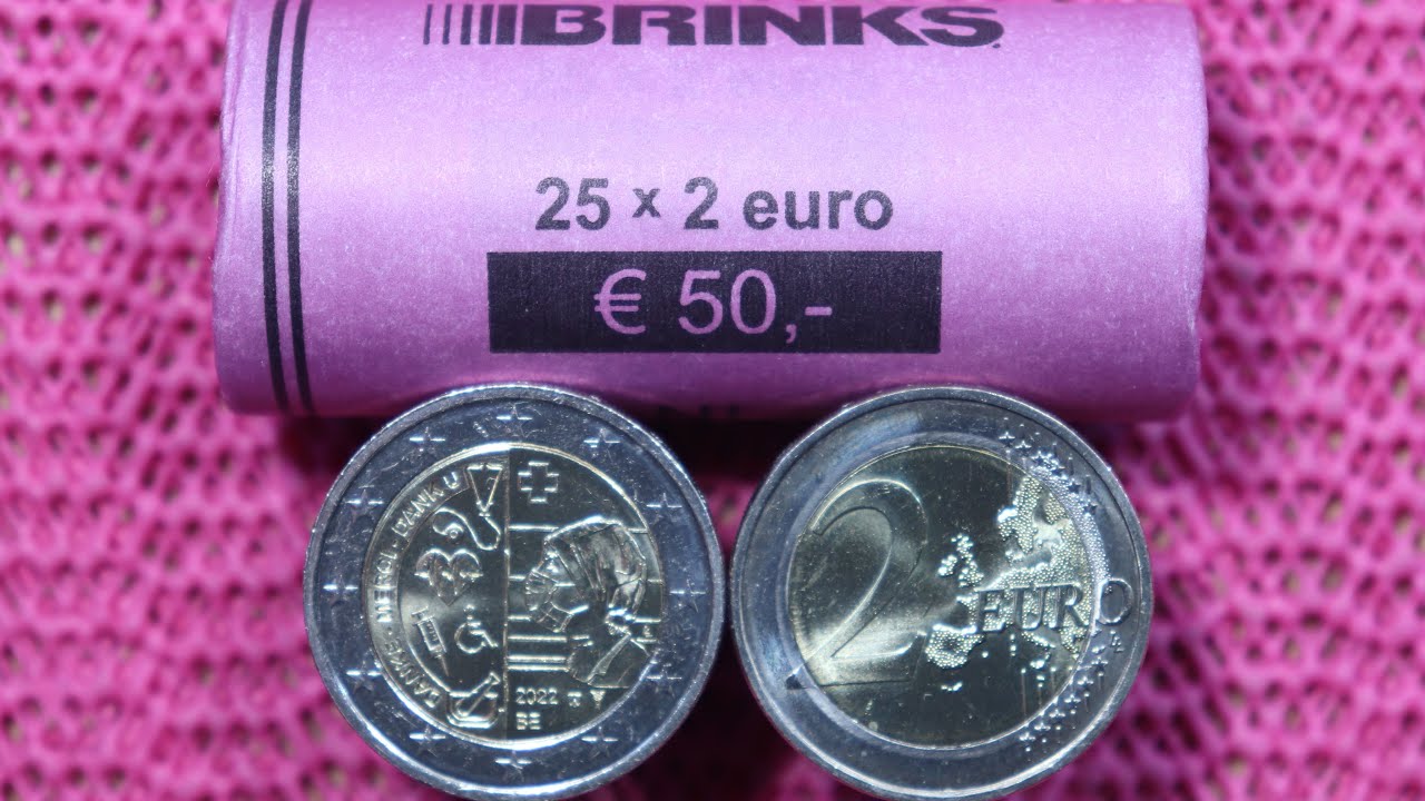 Healthcare 2 Euro Coin Roll Hunting 121nld