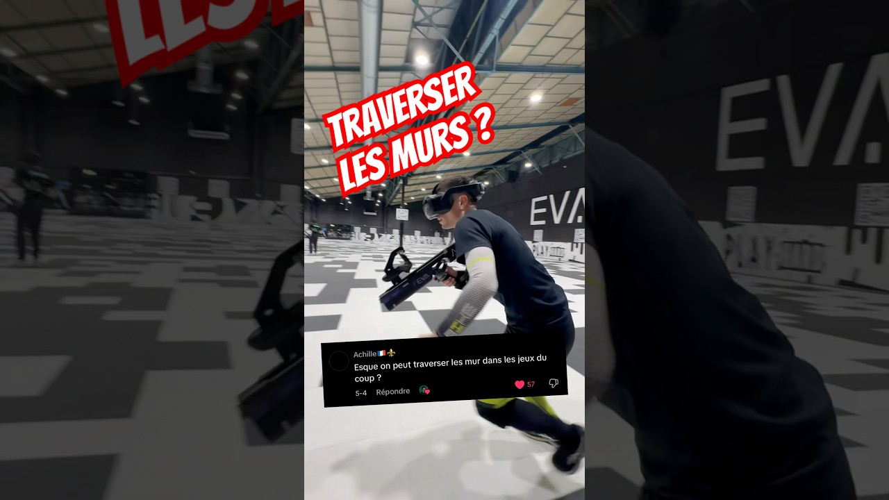Est-ce qu&rsquo;on peut traverser les murs sur EVA Esports Virtual Arenas ? ➡️ #gaming #VR #esports #sport