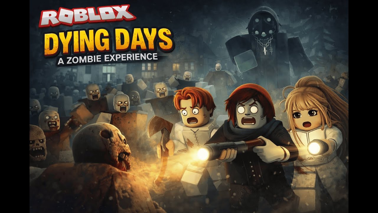 Bertahan hidup dari zombie sampe sahurrrr... Roblox Dying days : Zombie Experience