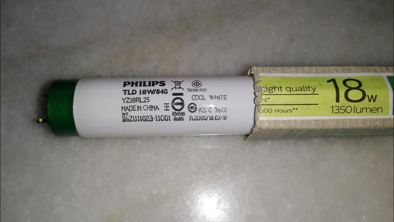 Philips T8 18w cool white  fluorescent tube