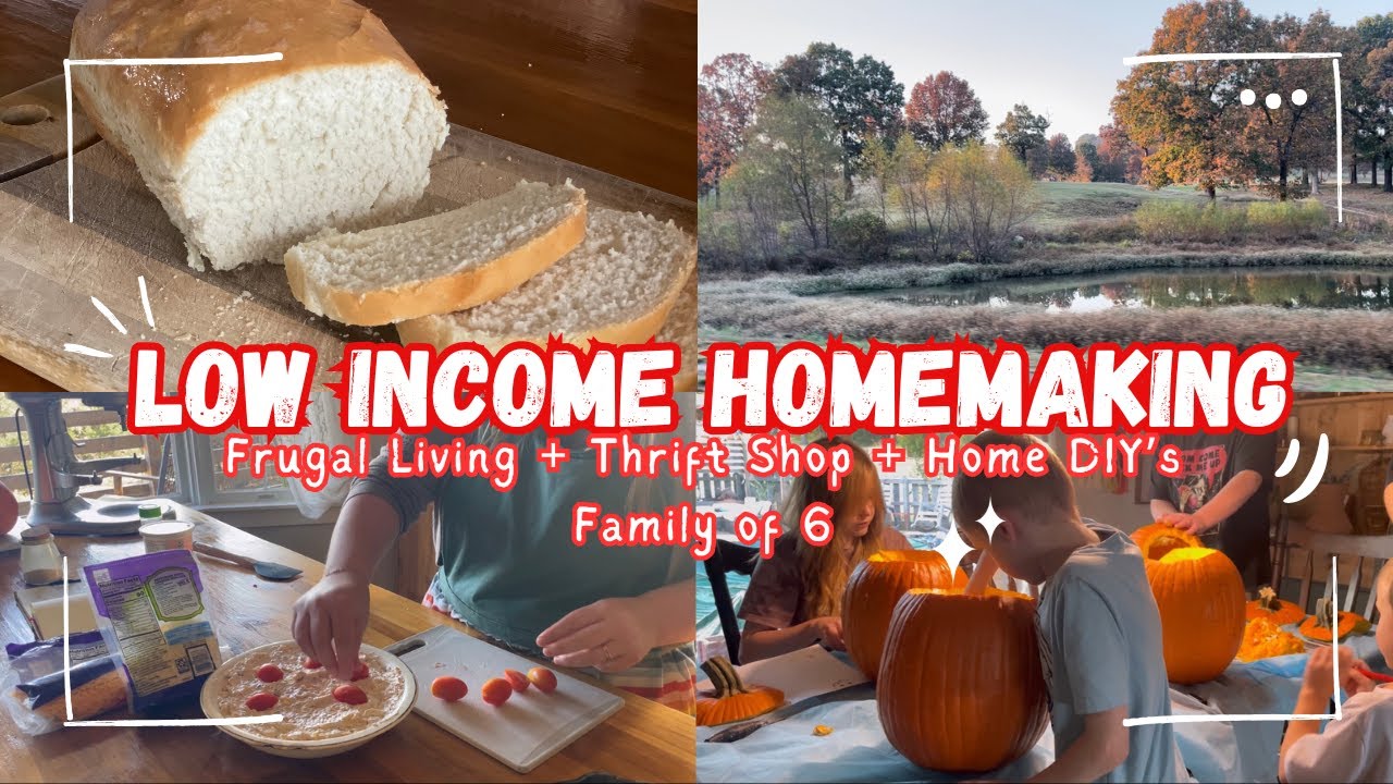 LOW INCOME HOMEMAKING | Homemaking on a Budget + Slow Living + On a Budget Meals + Thrift Shopping