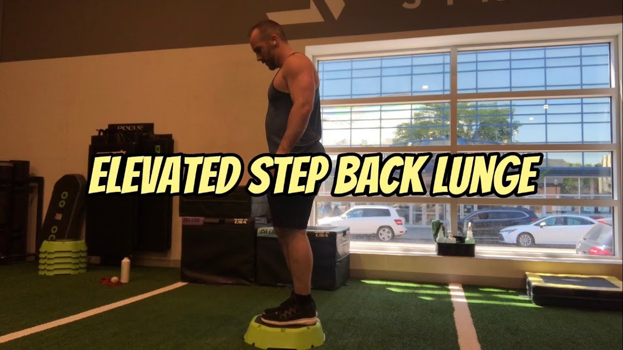 How To Do An Elevated Step Back Lunge