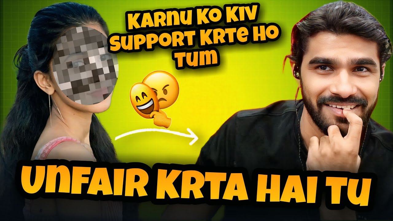 Random Girl Angry On Shreeman Legend 🤬 Karna 4545 Ko Kiv Support Karte Ho Tum 😂 Unfair Hai Ye Sub 🤬