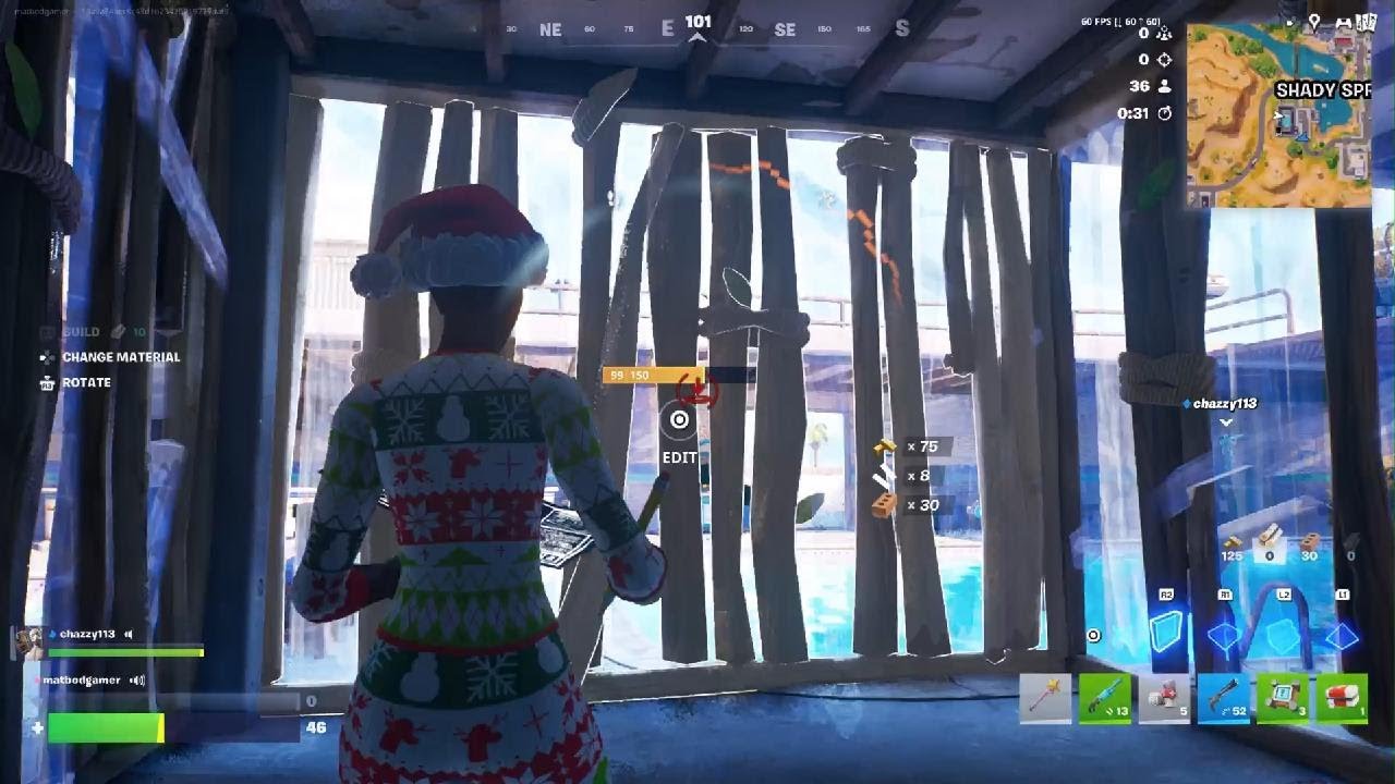 Playing reload in Fortnite