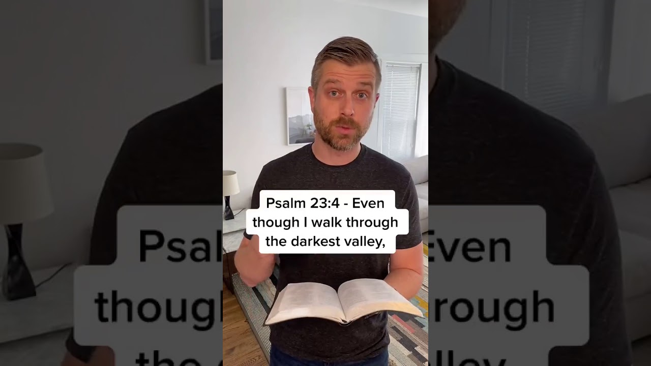God never leaves us! Psalm 23:4