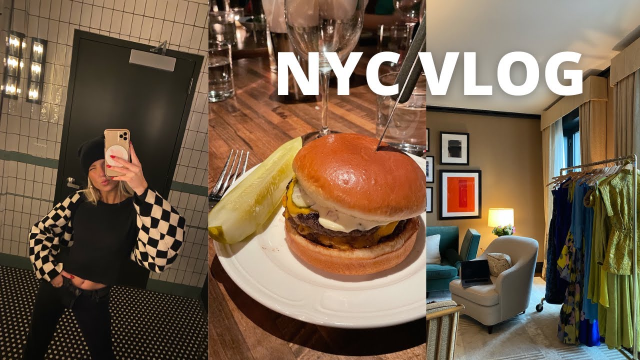 Vlogmas 5-7: Life update + best burger in NY + events and shooting