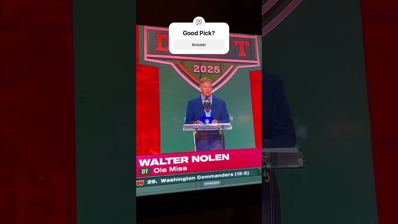 Cardinals Select Walter Nolen With the 16th Overall Pick In The 2025 NFL Draft