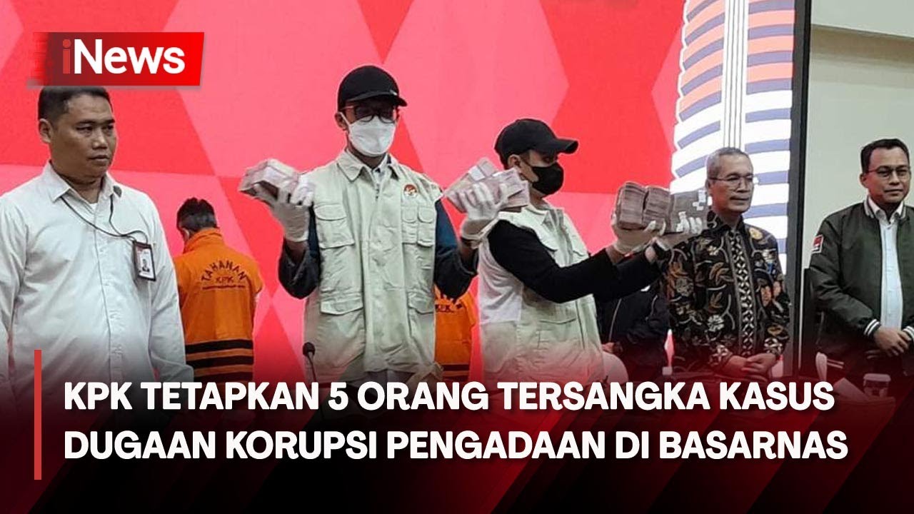 Kasus Korupsi di Basarnas, KPK Tetapkan Lima Tersangka