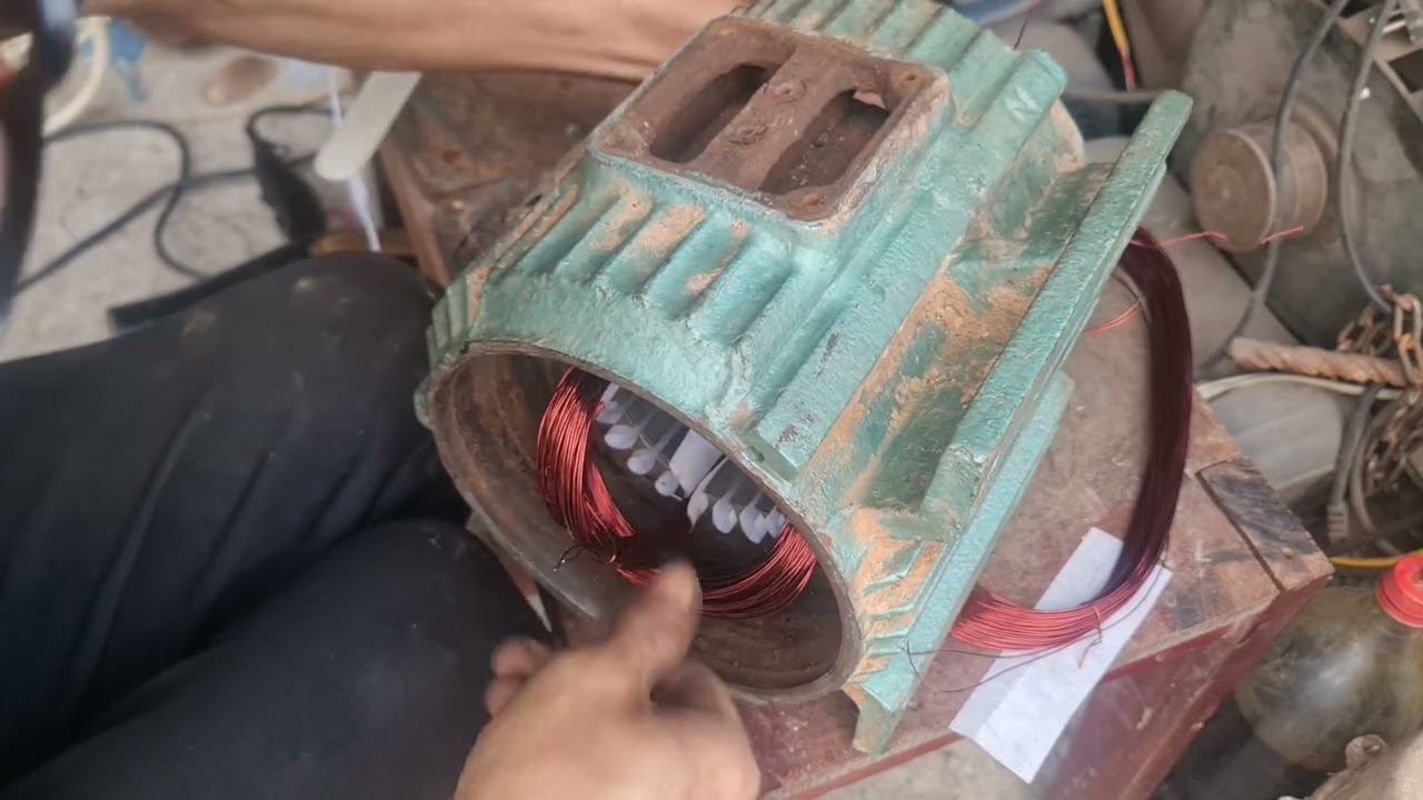 Quấn vào dây động cơ 3p tốc 2850v/p thế nào-ktd dt 0982871662 zalo.0375165470