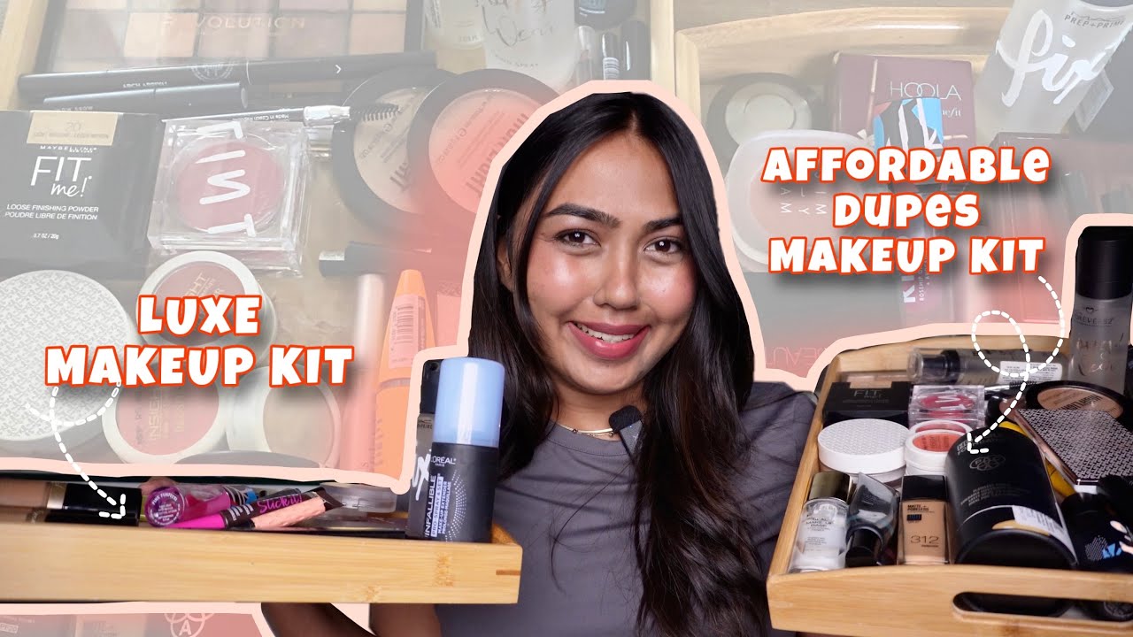 LUXE Wedding Makeup Kit V/S Affordable DUPES Makeup Kit For Brides | Bridal Makeup Kit Essentials
